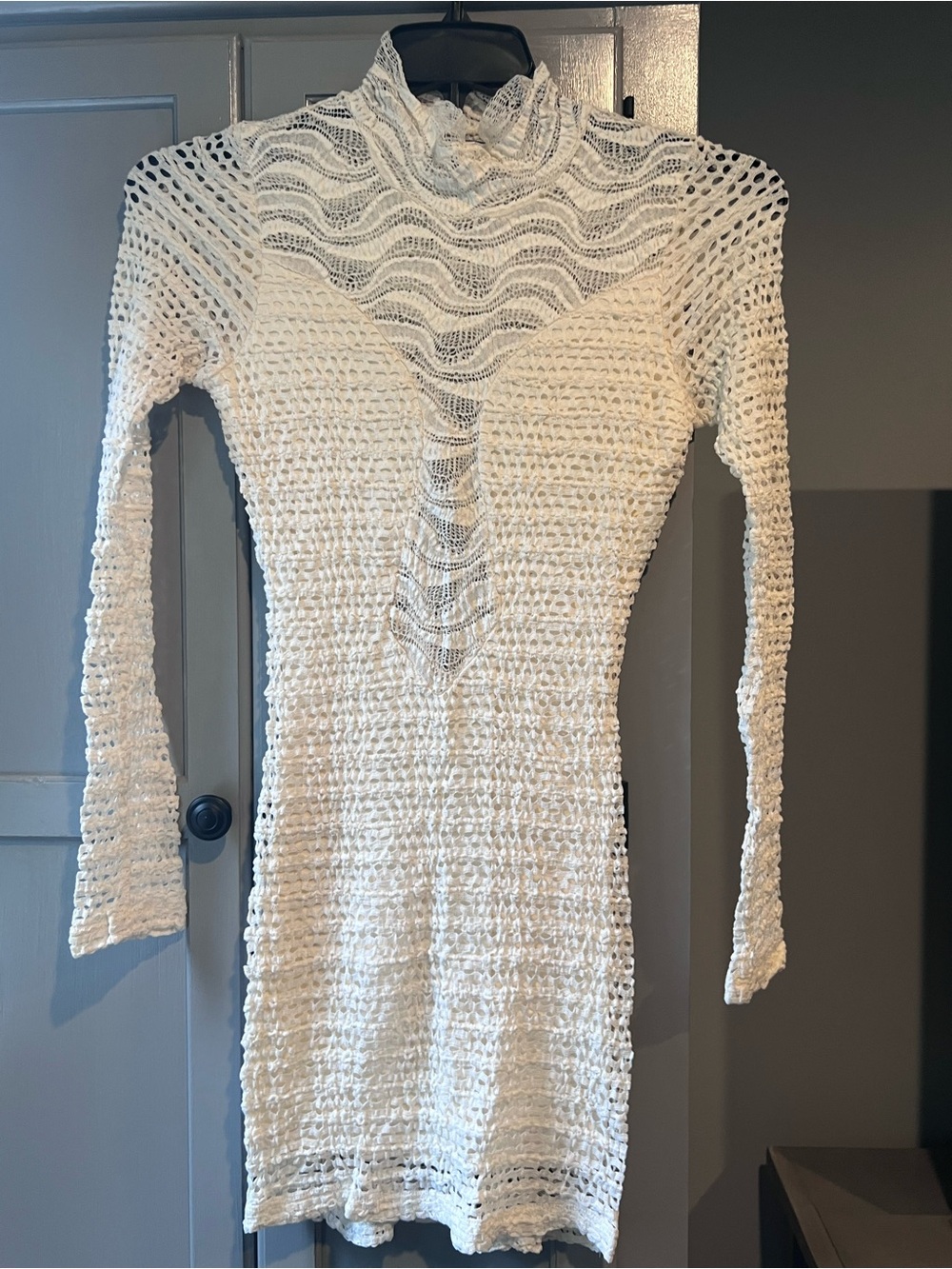 Nightcap long sleeve lace mini dress size 2